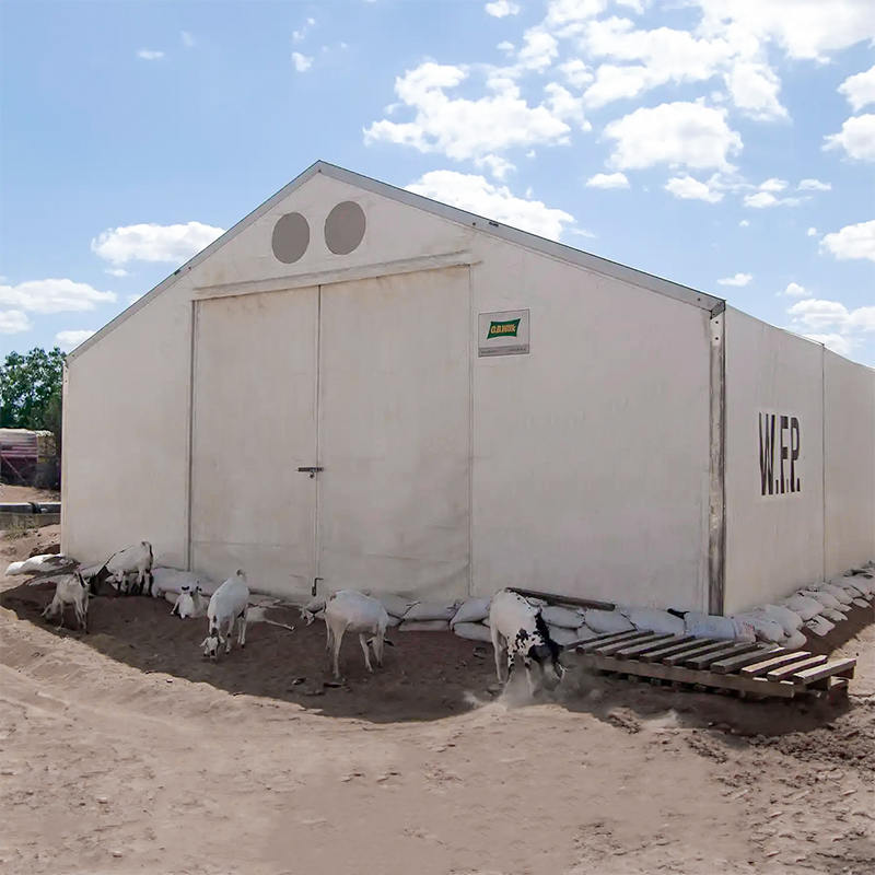 難燃・UV耐性 IFRC・ICRC・WFP・IOM準拠 10×24m 大型物資保管テント（MSU）