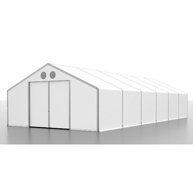 難燃・UV耐性 IFRC・ICRC・WFP・IOM準拠 10×24m 大型物資保管テント（MSU）
