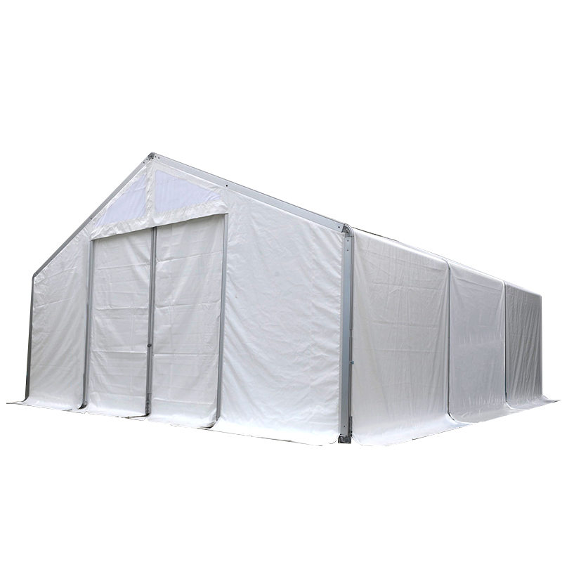 難燃・UV耐性 IFRC・ICRC・WFP・IOM準拠 10×24m 大型物資保管テント（MSU）