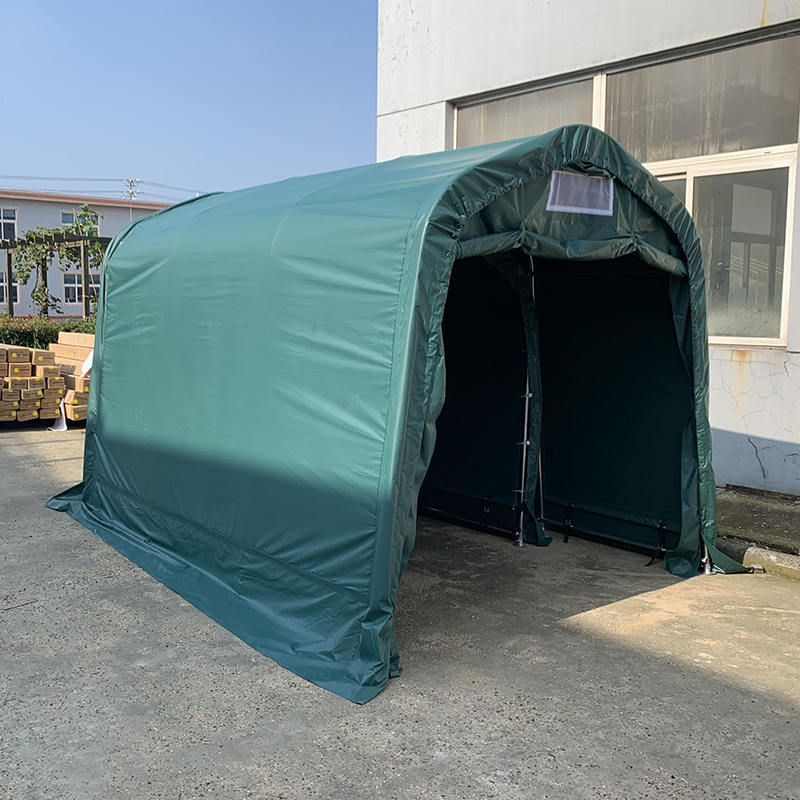 2.4×3.6m 防雨PVC製 ポータブルカーポート