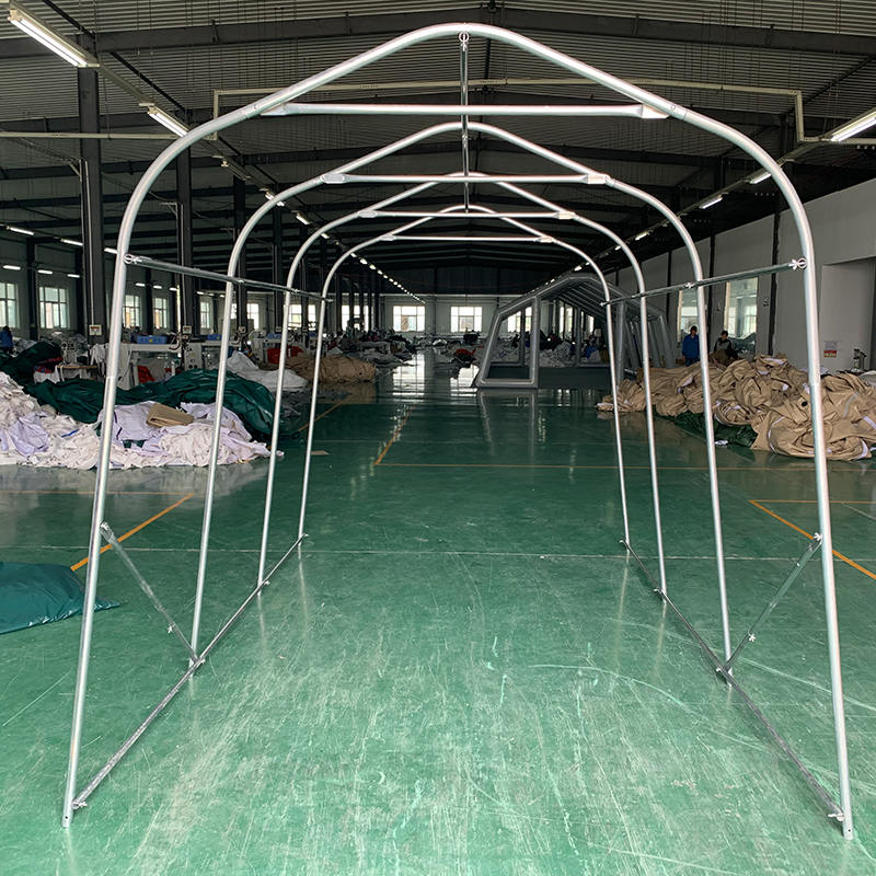 2.4×3.6m 防雨PVC製 ポータブルカーポート