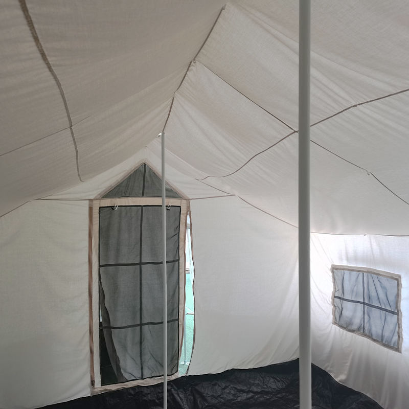ICRC IFRC UNHCR Standard 5-Person Double Foldable All-Weatherファミリーテント