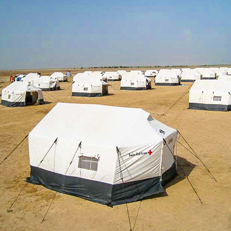 ICRC IFRC UNHCR Standard 5-Person Double Foldable All-Weatherファミリーテント