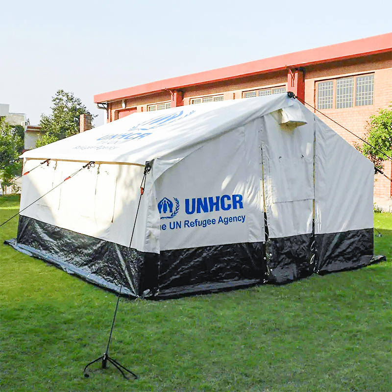ICRC IFRC UNHCR Standard 5-Person Double Foldable All-Weatherファミリーテント