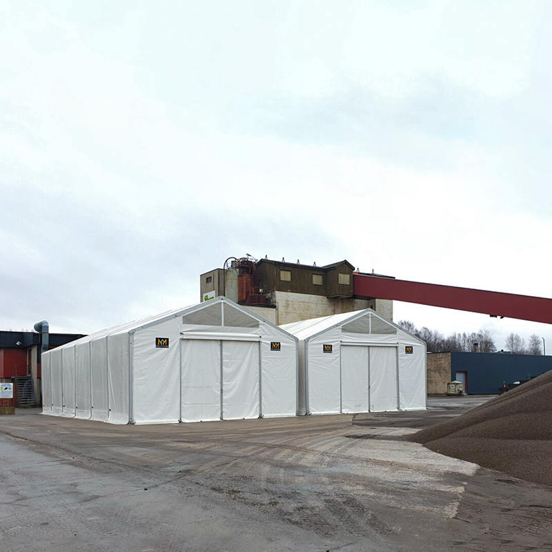 難燃・UV耐性 IFRC・ICRC・WFP・IOM準拠 10×24m 大型物資保管テント（MSU）