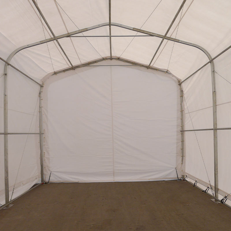 6×6m 軒高2.6m 防水PVC製 ポータブル倉庫テントホール