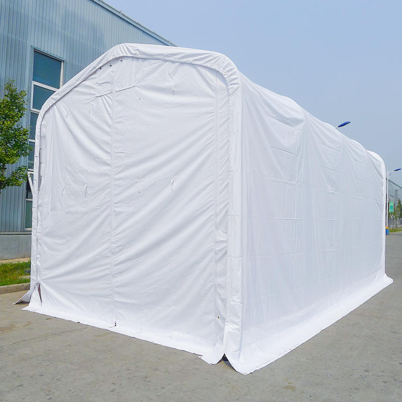 6×6m 軒高2.6m 防水PVC製 ポータブル倉庫テントホール