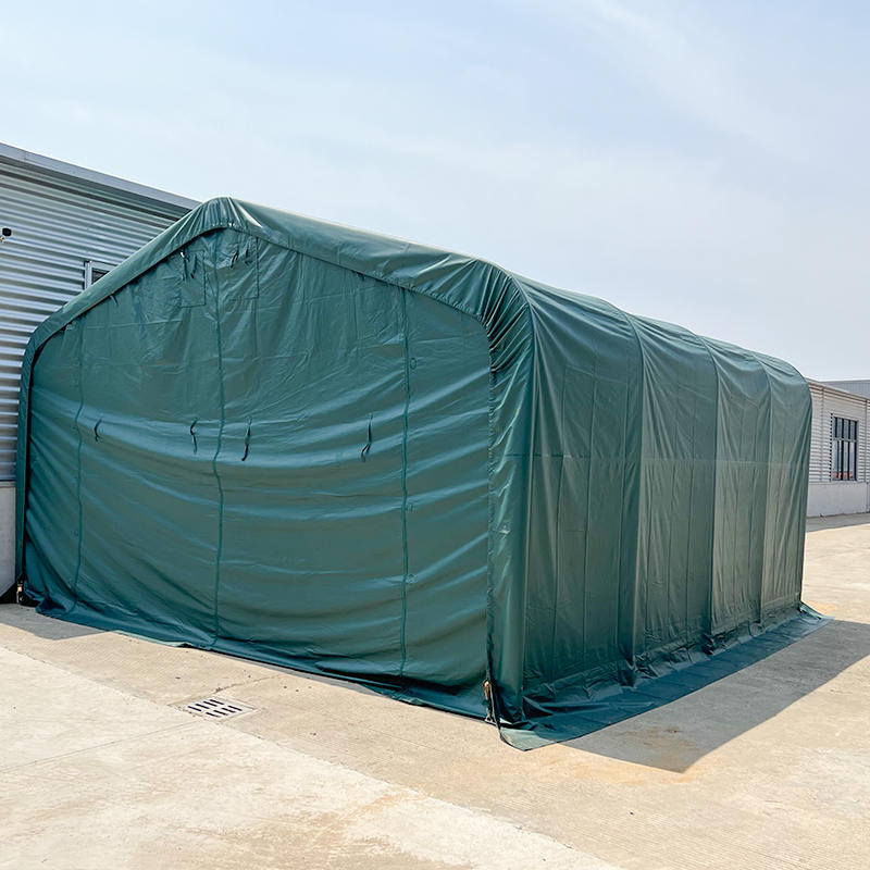 6×6m 軒高2.6m 亜鉛メッキ鋼フレーム 倉庫テント