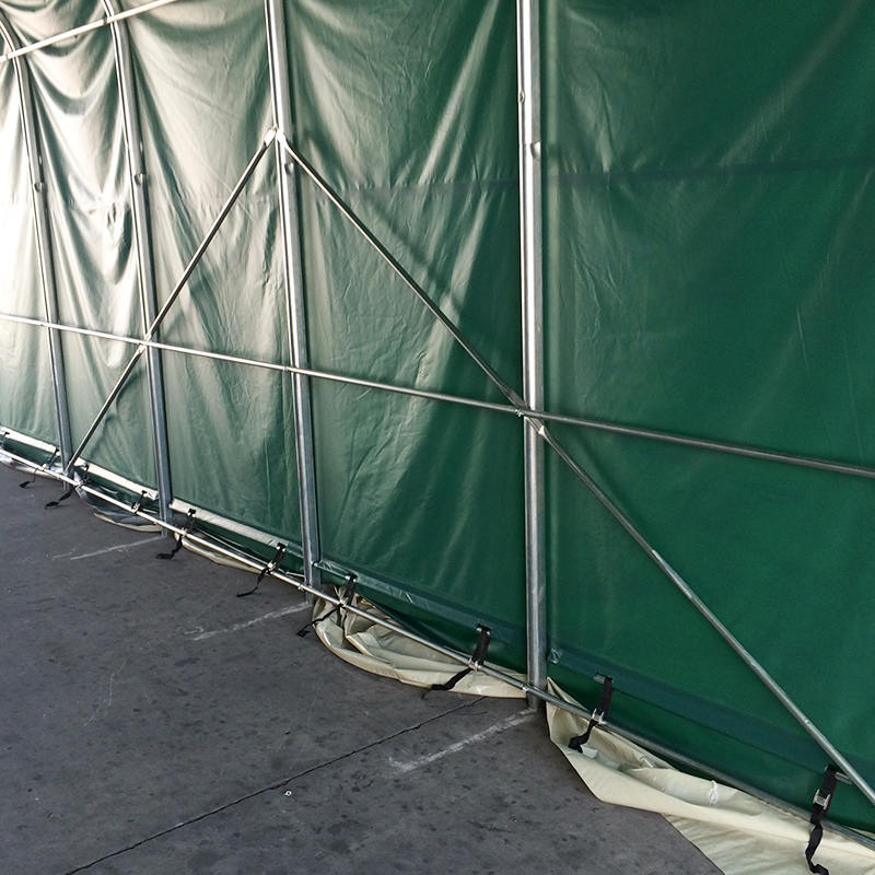 6×12m 軒高2.6m 高耐熱 工業用倉庫テント