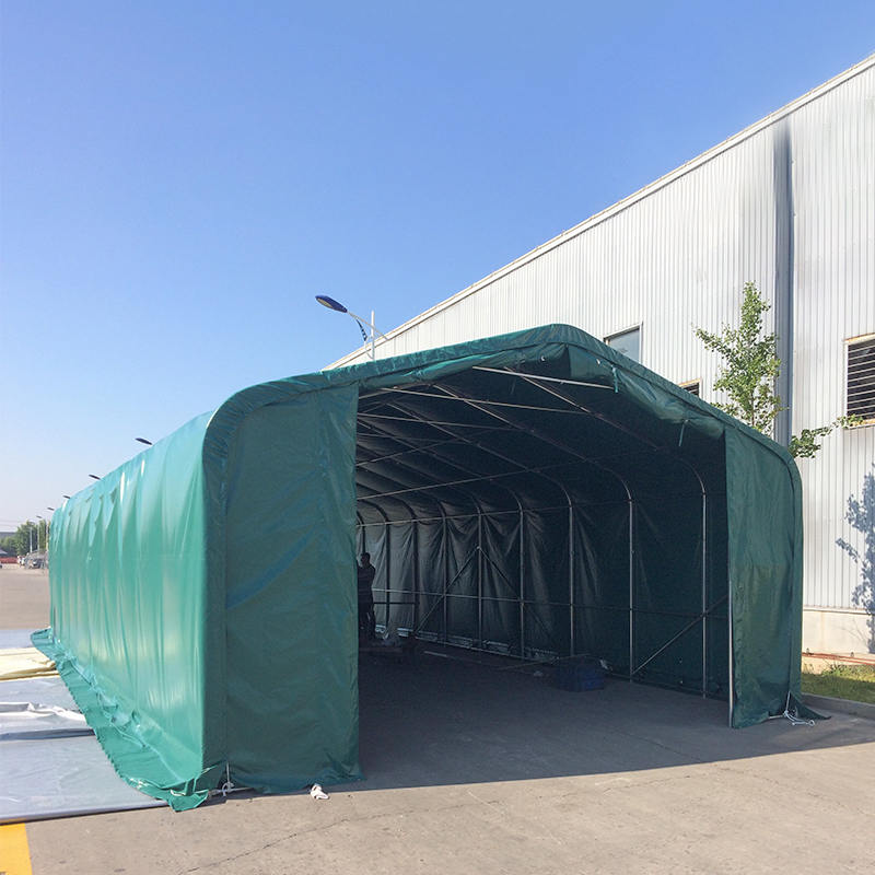 6×12m 軒高2.6m 高耐熱 工業用倉庫テント