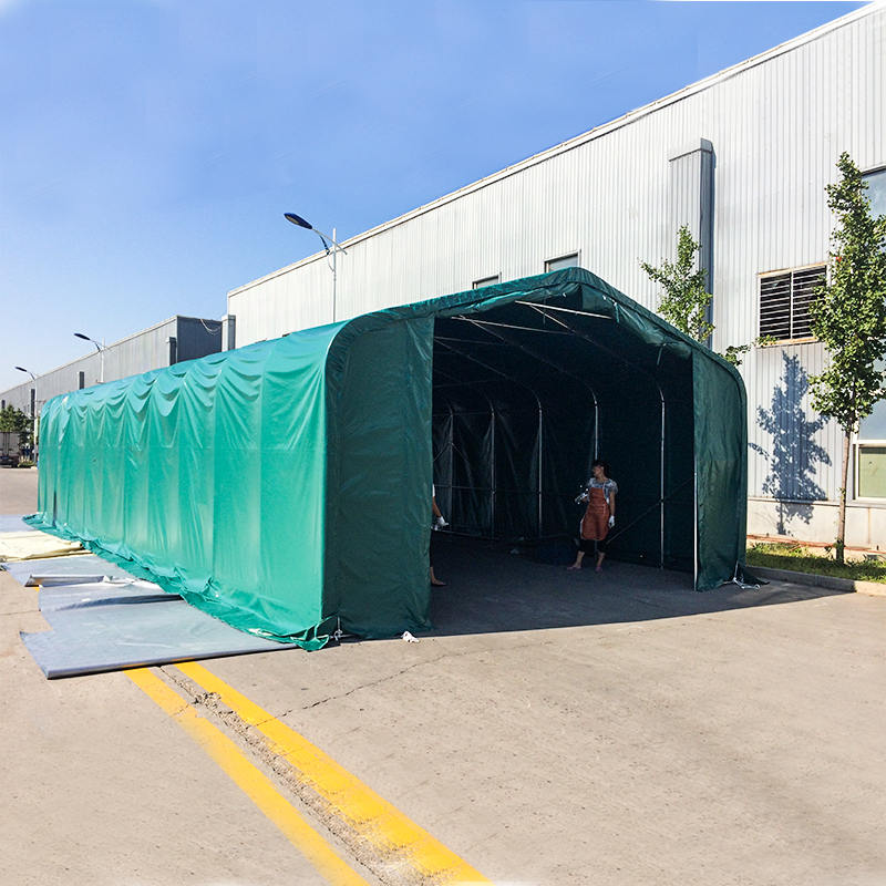 6×12m 軒高2.6m 高耐熱 工業用倉庫テント