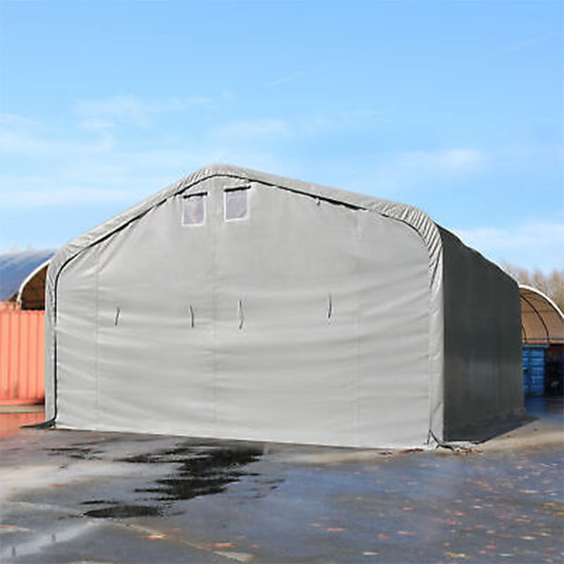 7×7m 軒高2.6m 産業・商業用 日除け型ポータブル倉庫テント