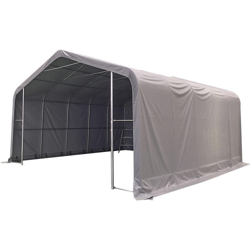 7×7m 軒高2.6m 産業・商業用 日除け型ポータブル倉庫テント