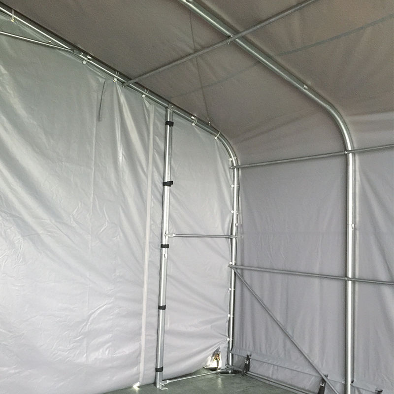 7×7m 軒高2.6m 産業・商業用 日除け型ポータブル倉庫テント
