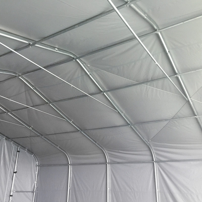 7×7m 軒高2.6m 産業・商業用 日除け型ポータブル倉庫テント