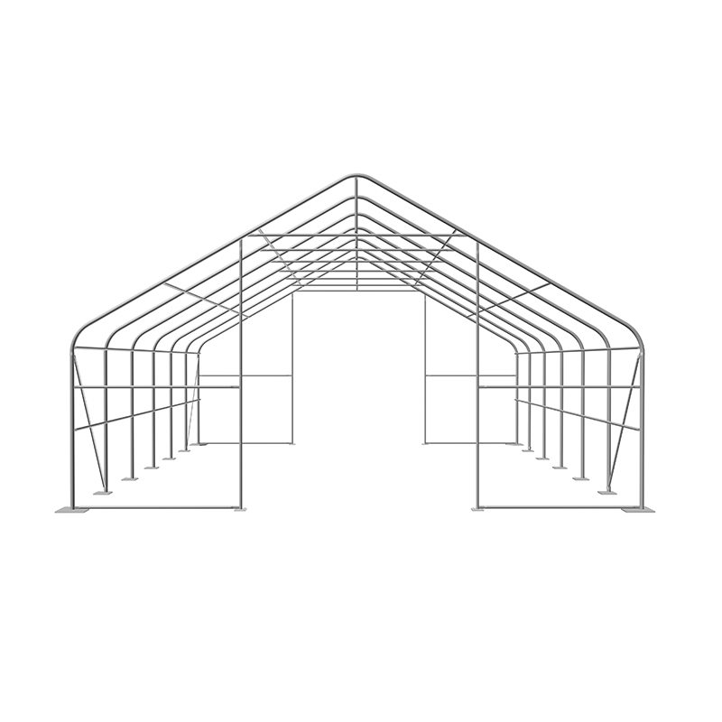 10×12m（軒高3m） 高耐久グリーンPVC製 倉庫保管テント