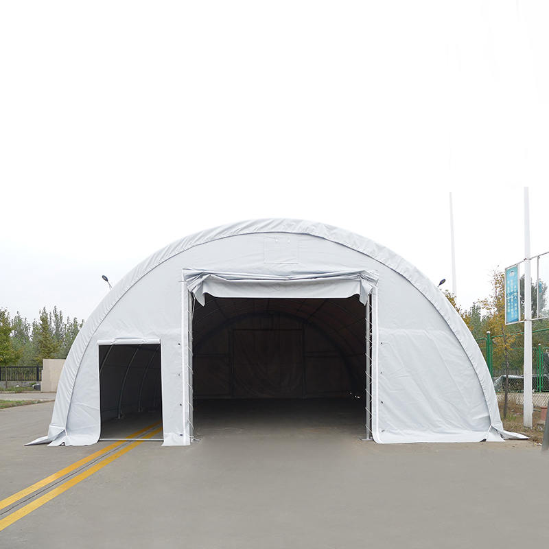 9×12m 軒高4.5m 丸屋根タイプ アーチ型倉庫テントホール