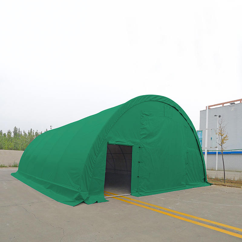 9×12m 軒高4.5m 丸屋根タイプ アーチ型倉庫テントホール