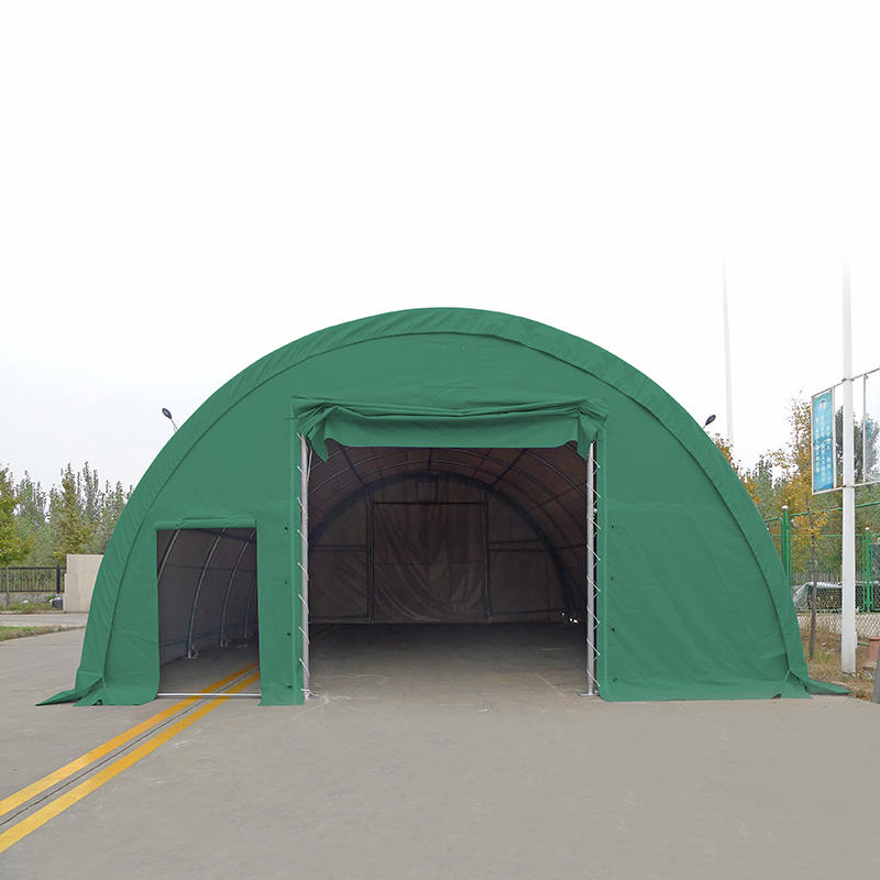 9×12m 軒高4.5m 丸屋根タイプ アーチ型倉庫テントホール