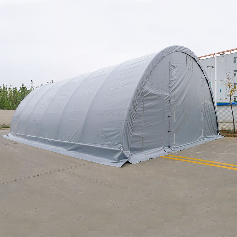 9×12m 軒高4.5m 丸屋根タイプ アーチ型倉庫テントホール