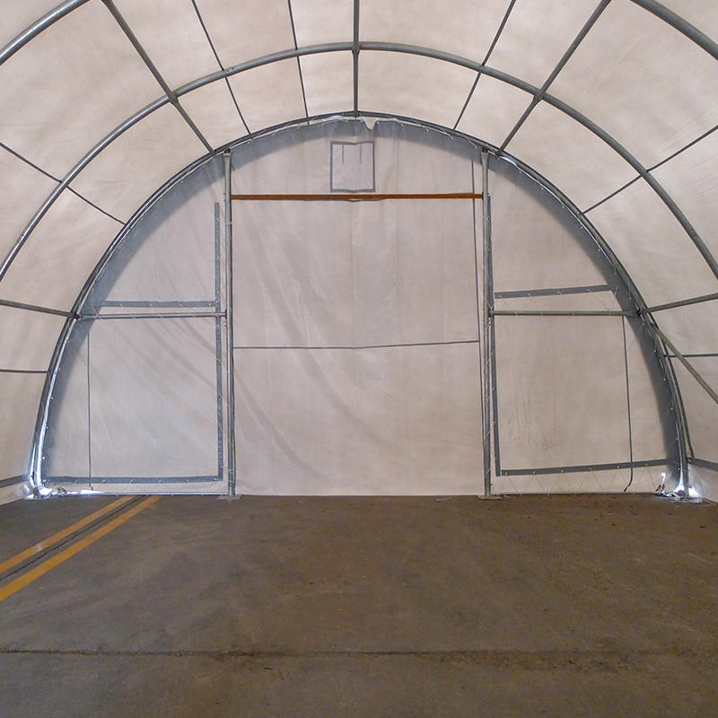 9×12m 軒高4.5m 丸屋根タイプ アーチ型倉庫テントホール