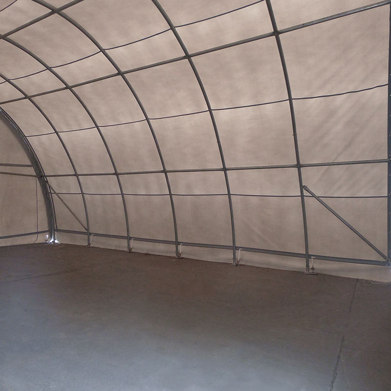 9×12m 軒高4.5m 丸屋根タイプ アーチ型倉庫テントホール