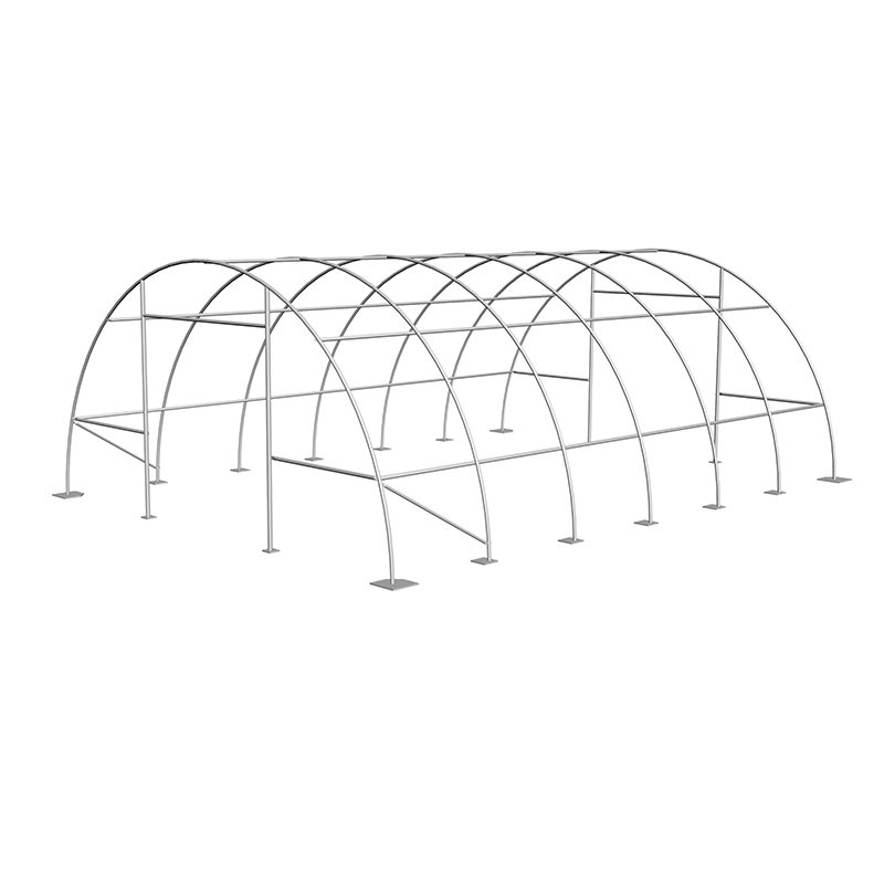 9×12m 軒高4.5m 丸屋根タイプ アーチ型倉庫テントホール
