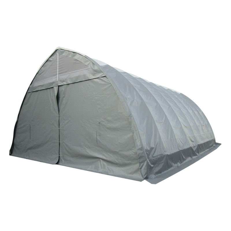 9×12m セミサークル型 アロースタイル アーチ型保管テントホール
