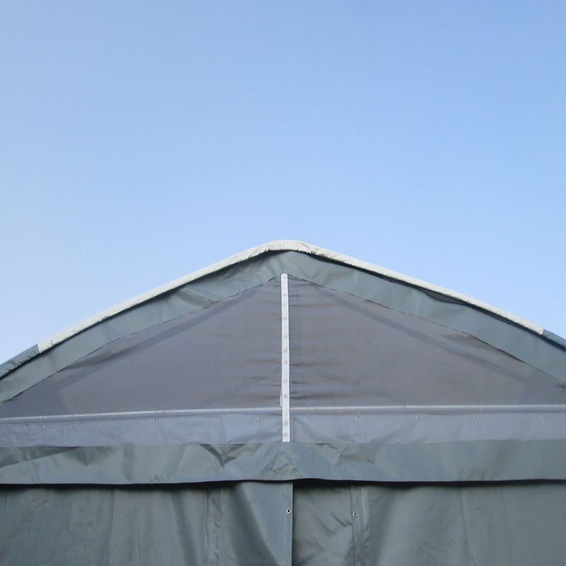 9×12m セミサークル型 アロースタイル アーチ型保管テントホール
