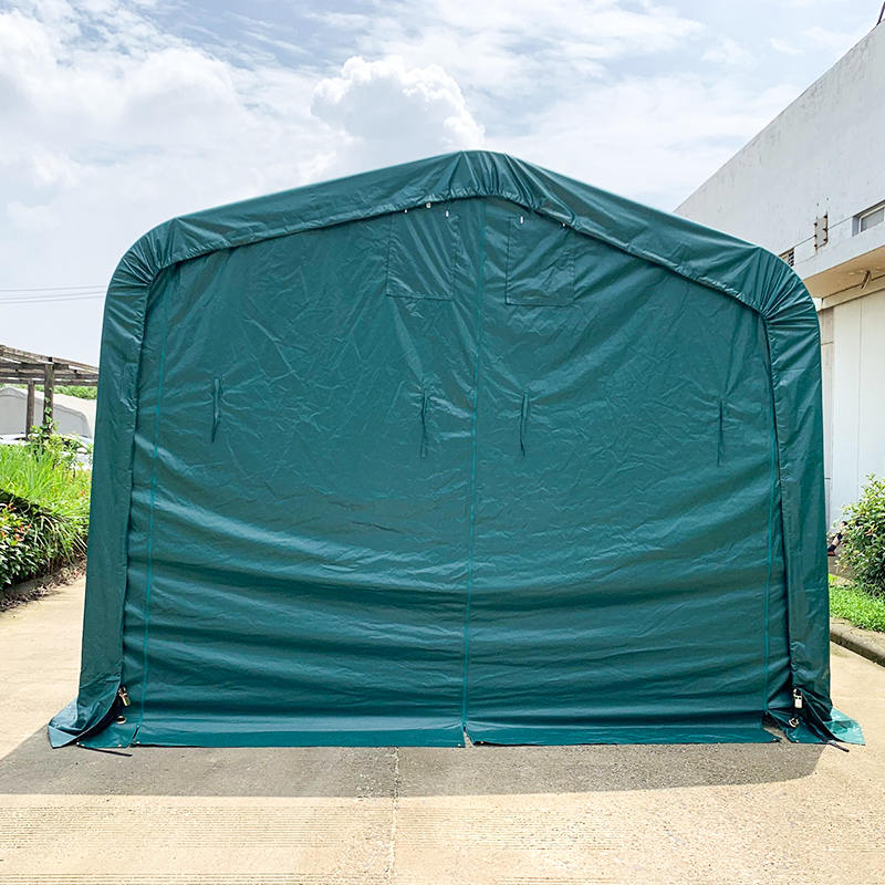 4×4m×高さ2.6m パドック日除けシェルター／屋外収納用強化テント