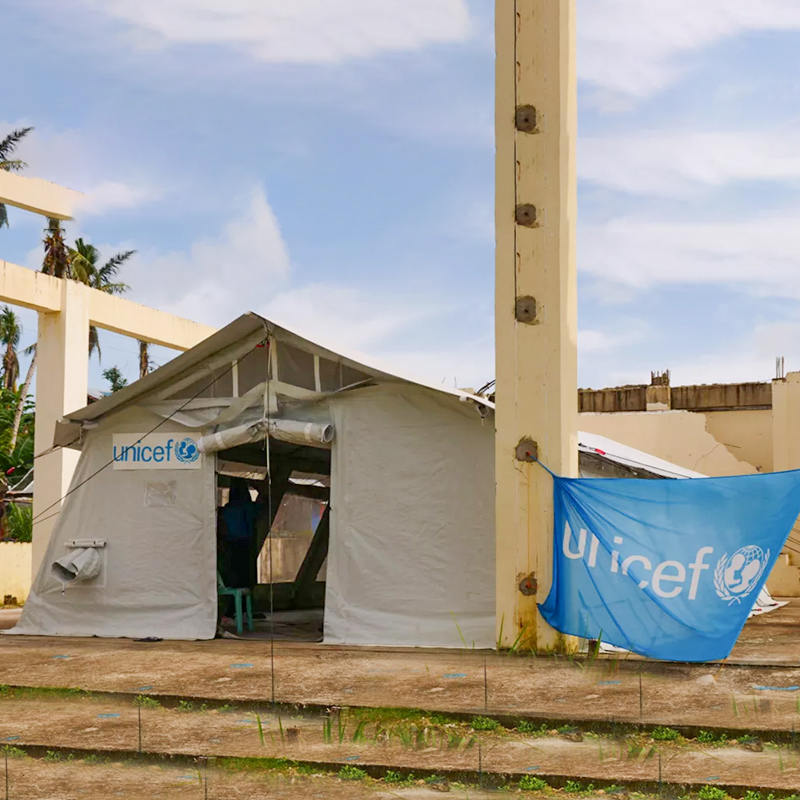 UNICEF準拠 72㎡ 倉庫・病院・診療所・教室・事務所 多目的テント