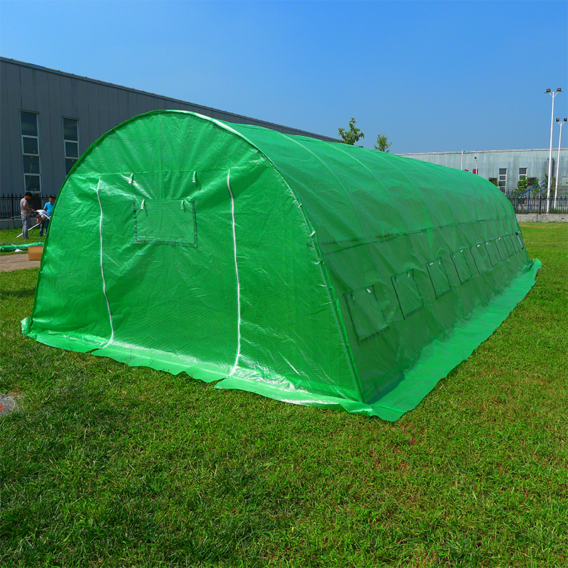 4×10×2.3m 大型 高耐久ポリトンネル温室