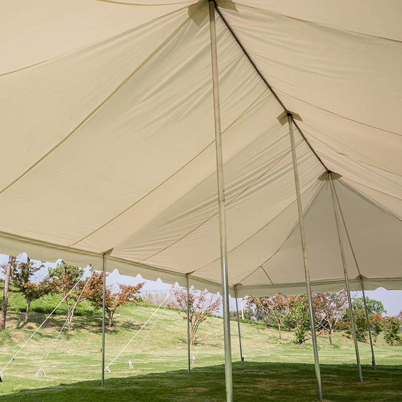 6×12m 屋外イベント用 PVC製 キャノピーポールテント（20×40フィート）