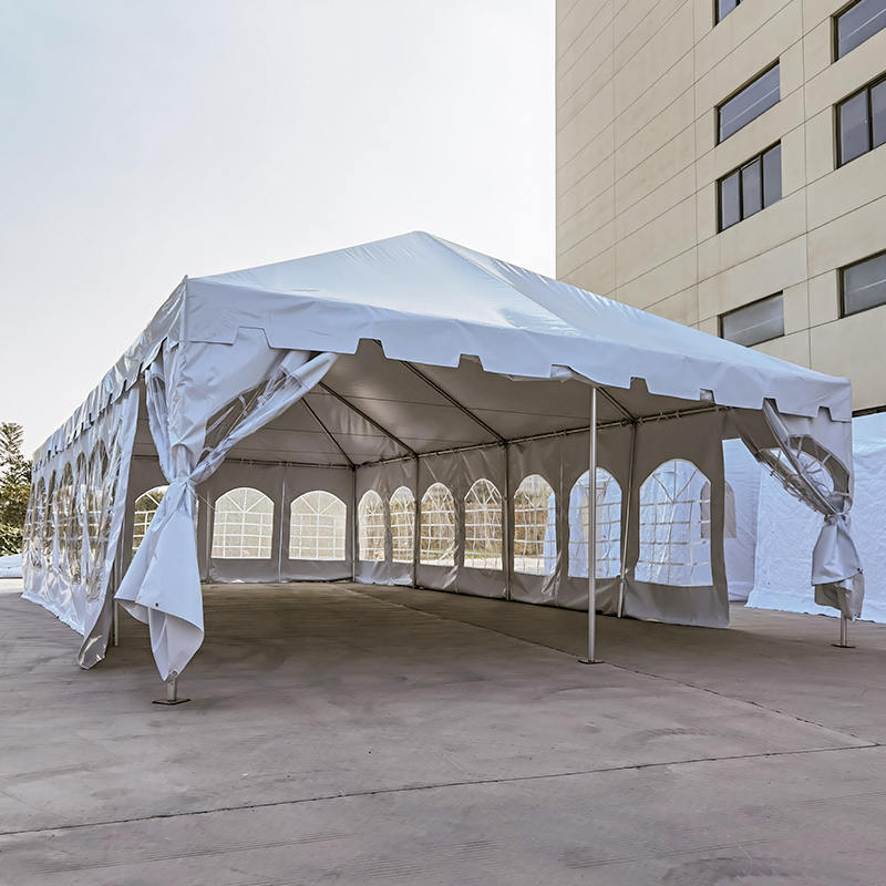 6×12m 単管アルミフレーム PVC製パーティーテント