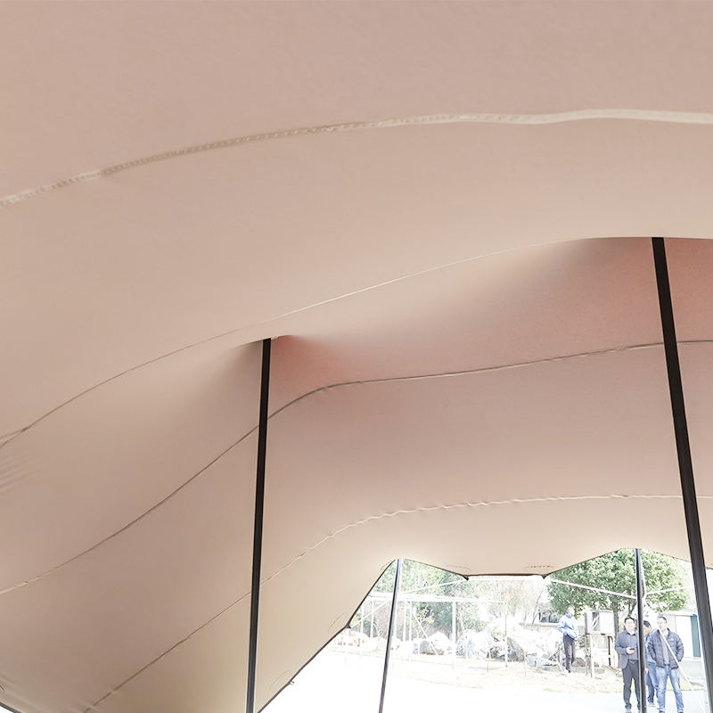 7×12m 防水 ストレッチキャノピーテント