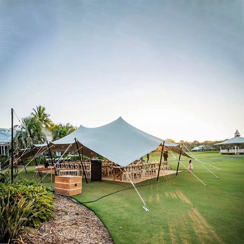 8×10m UVカット フレックスタイプストレッチテント