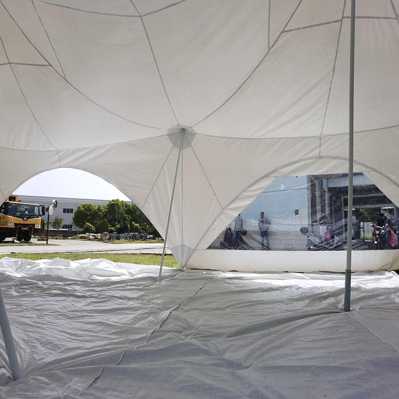 6.6×13.2m プレミアムフレックス PVC製 ストレッチマルキーテント