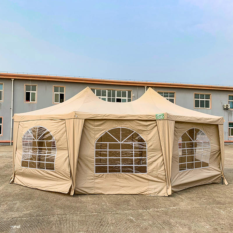 5×6.8m 八角形パゴダ 防水PVC製 パーティーパビリオンテント