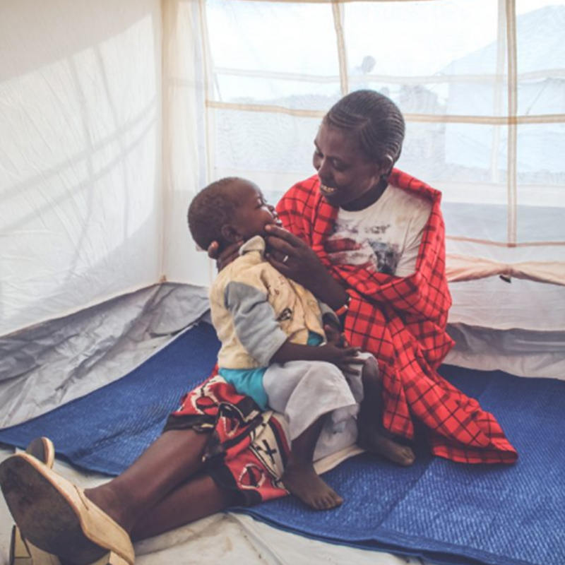 UNHCR準拠 1人用 スリープマット折りたたみ式