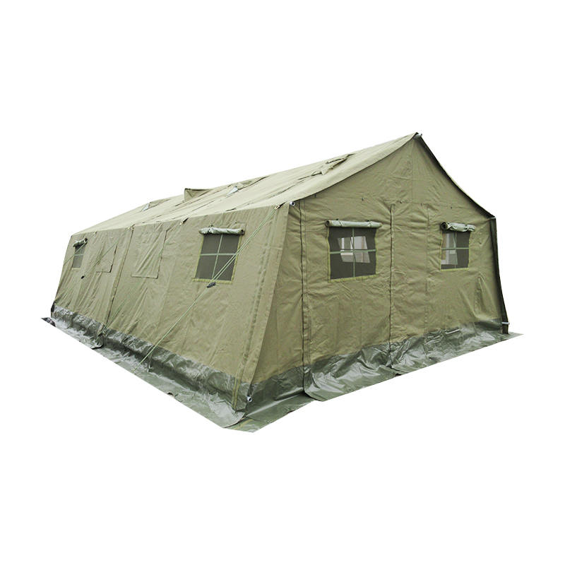 5.6×4m モジュール式 キャンバス軍用テント
