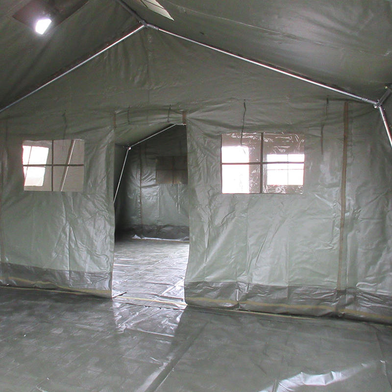 5.6×4m モジュール式 キャンバス軍用テント