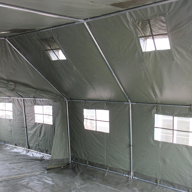 5.6×4m モジュール式 キャンバス軍用テント