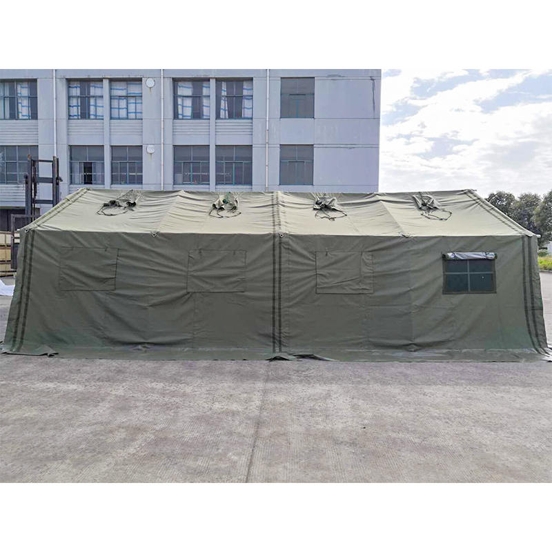 5.6×4m モジュール式 キャンバス軍用テント