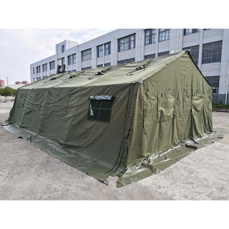 5.6×4m モジュール式 キャンバス軍用テント