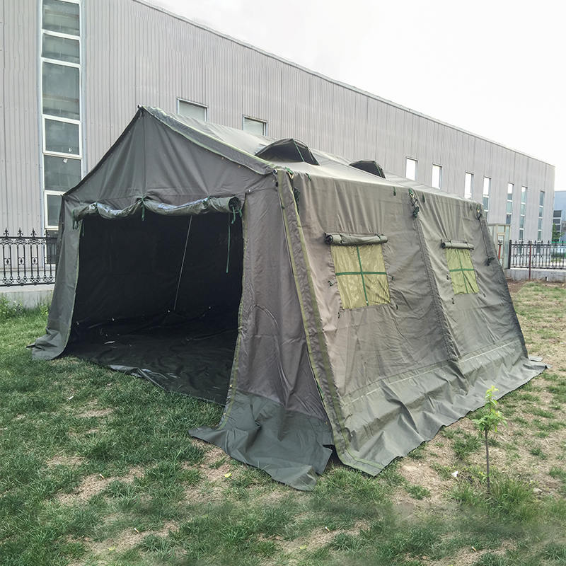 5.6×4m モジュール式 キャンバス軍用テント