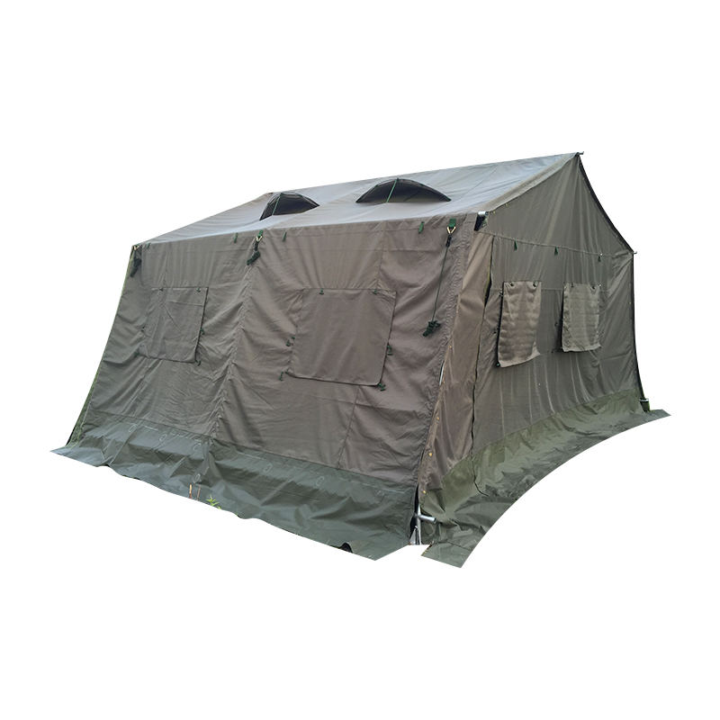5.6×4m モジュール式 キャンバス軍用テント