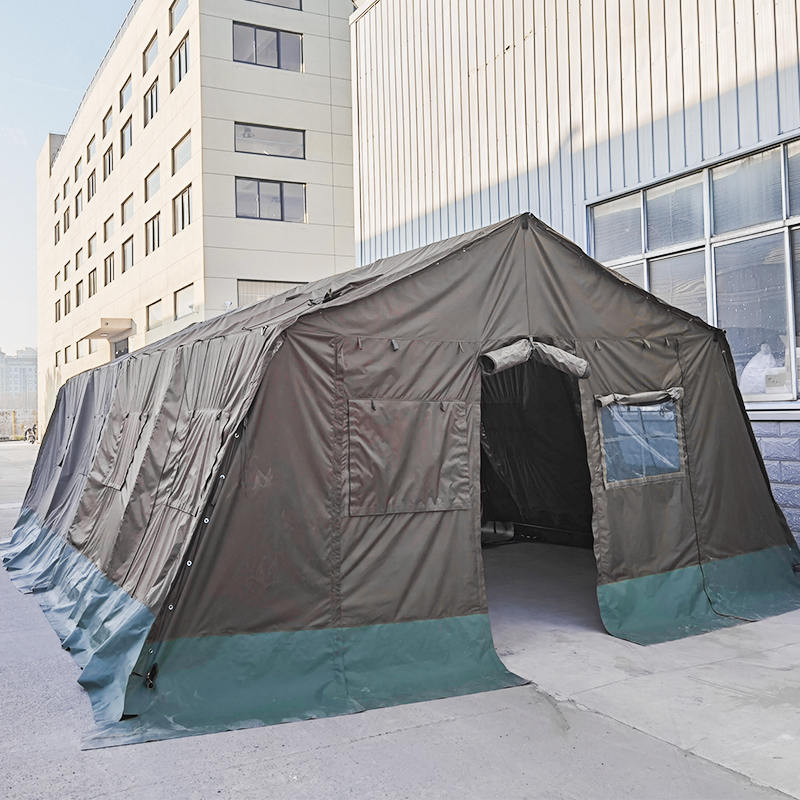 5.6×4m モジュール式 キャンバス軍用テント