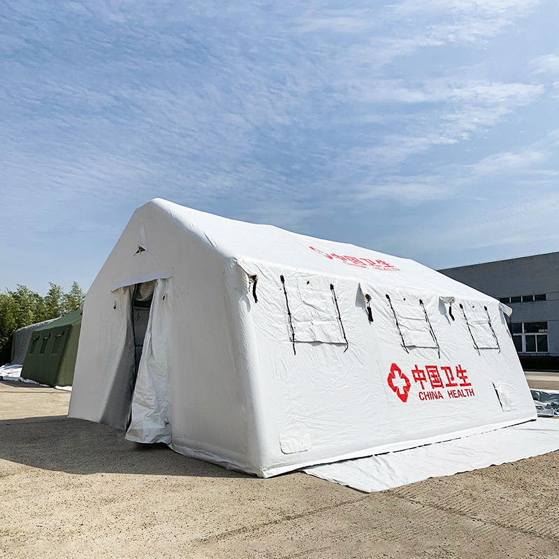 30m²の赤クロス診療所インフレータブルテント