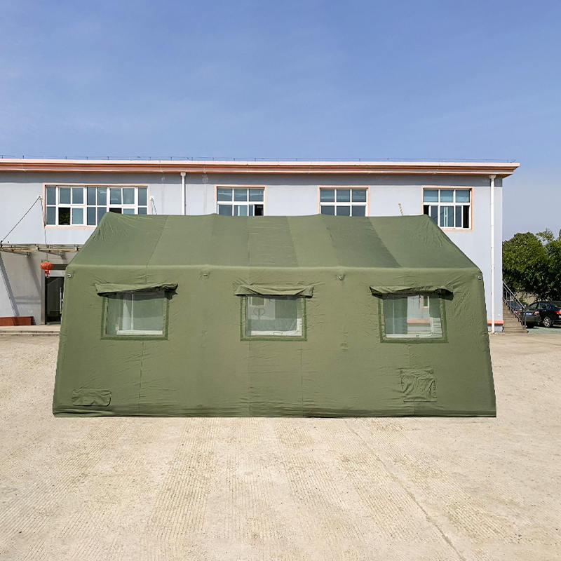 30m²の迅速な展開軍事コマンドインフレータブルテント