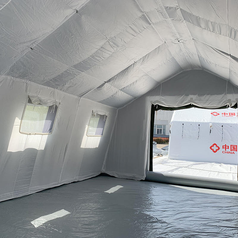 30m²の迅速な展開軍事コマンドインフレータブルテント